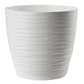 Горшок для цветов Sahara mini-27 9,7 л белый Form-Plastic