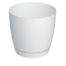 Горшок для цветов Toscana Krugla-19 4,4 л белый Form-Plastic