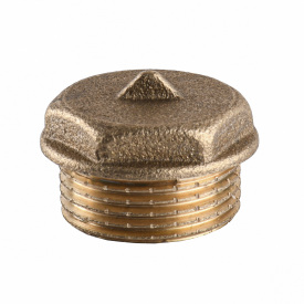 Заглушка латунная 3/4″НР штампованная А1092А