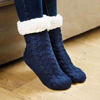 Плюшеві шкарпетки VigohA Huggle Slipper Socks One Size Синій