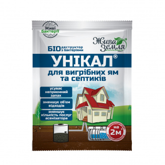 Средство для выгребных ям и септиков УНІКАЛ® 20 шт х 15 гр Жива земля