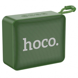 Портативная Bluetooth колонка Hoco Gold brick BS51 Green