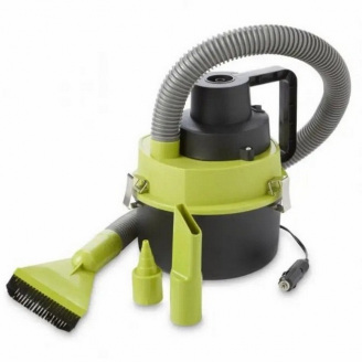 Пылесос автомобильный для сухой и влажной уборки CNV Dry Vacuum 8917 Black/Green N