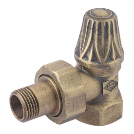 Кран отсекающий Carlo Poletti ARTISTIC 1/2″ угловой бронза