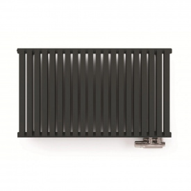 Дизайнерский радиатор Terma NEMO 530x915 мм горизонтальный черный матовый