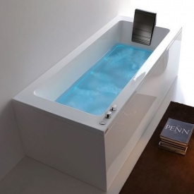 Ванна акриловая Treesse Dream 181 AWC (V831F) 100х180 стабилизатор + сифон, белый (V831F STATA SIF)