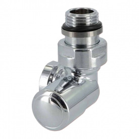 Кран отсекающий Сarlo Poletti FIRST CORNER трехосевой 1/2″ DX правый хром