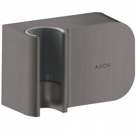 Шланговое подсоединение Axor Fixfit Porter One с держателем, brushed black chrome (45723340)