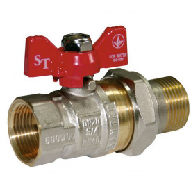 Кран шаровый с накидной гайкой Santan (американка), № 322 3/4" Professional