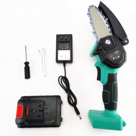 Ланцюгова пила акумуляторна OPT-TOP 24V-К-1 міні 2000 mAh Li-ion в пластиковому чемодані Синя (1894330611)