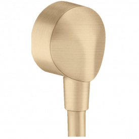 Шланговое подсоединение Hansgrohe Fixfit E без обратного клапана, Brushed Bronze (27454140)
