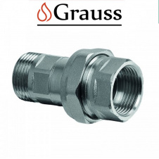 Сгон американка прямая с обратным клапаном KR. 175 N. Grauss d3/4, Германия