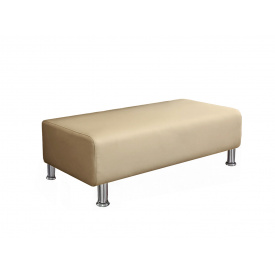 Банкетка офісна Tobi Sho Ремі для очікування 1000x520x380, шкірзам Бежевий 2201