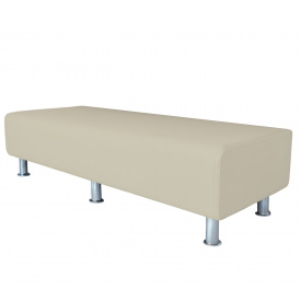 Банкетка офісна Tobi Sho Ремі для очікування 1800x520x380, шкірзам Шампань 2207