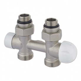 Термостатический узел Carlo Poletti Thermo Piastre прямой 1/2″ Зx3/4″ EK 50 мм никель