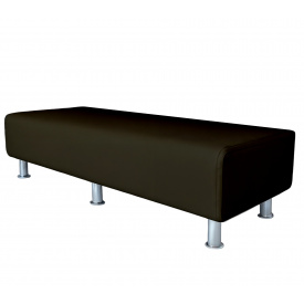 Банкетка офисная Tobi Sho Реми для ожидания 1800x520x380, кожзам Темный шоколад 22311