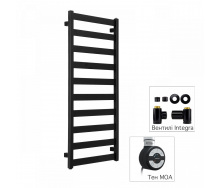 Полотенцесушитель водяной Terma Vivo 1390x500 Black mat (9005 mat)