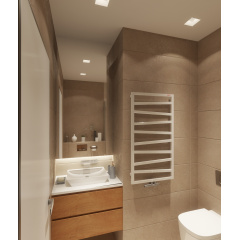 Полотенцесушитель электрический Terma Zigzag 835x500 White, тен MOA Житомир