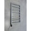 Полотенцесушитель электрический Terma Zigzag 835x500 Silver mat, тен ONE Ужгород