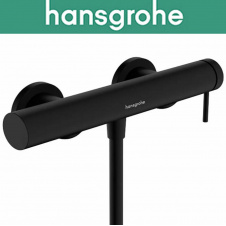 Смеситель для душа однорычажный для открытого монтажа Hansgrohe (art 73622670) Tecturis S, чёрный мат