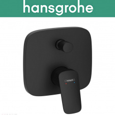Смеситель для ванны однорычажный, скрытый монтаж для iBox universal, Hansgrohe (art 71405670) Logis, Чёрный