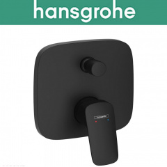 Смеситель для ванны однорычажный, скрытый монтаж для iBox universal, Hansgrohe (art 71405670) Logis, Чёрный Кривий Ріг