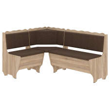 Кухонний куточок FjellFeast-1 (тканина, савана браун + сонома, 160х120 см)
