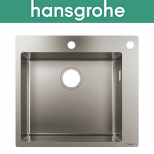 Кухонная мойка Hansgrohe (art 43305800) S71 530x480mm, нержавеющая сталь