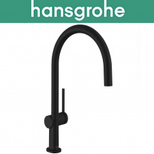 Смеситель Hansgrohe (art 72804670) для кухни TALIS M54 220, 1jet, чёрный мат