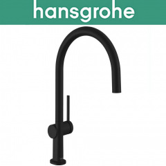 Смеситель Hansgrohe (art 72804670) для кухни TALIS M54 220, 1jet, чёрный мат Первомайськ