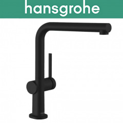 Смеситель Hansgrohe (art 72840670) для кухни TALIS M54, Чёрный мат Київ