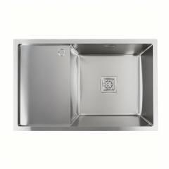 Мойка кухонная Platinum Handmade 78х50 R (толщина 3,0/1,0 мм) нержавеющая сталь Чернівці