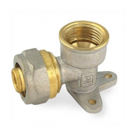 Угол монтажный с внутренней резьбой с проточкой Santan 20х1/2"