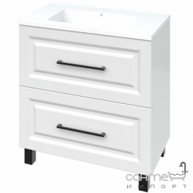 Напольная тумба с раковиной Mirater Денвер Родео 80 белая