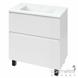 Напольная тумба с раковиной Mirater Родео 80 белая