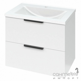 Подвесная тумба с раковиной Mirater Fest Глория 80 белая