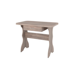 Стіл з шухлядкою кухонний BrunchBench (трюфель,100x60x75 см) IMI Прилуки