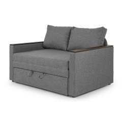 Диван-крісло Кубус 80 (вузькі підлокітники, сірий, 100х97) ІМІ Краматорськ