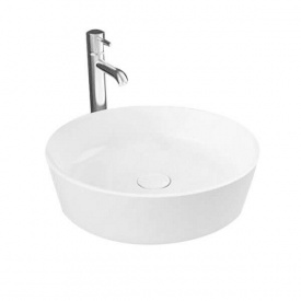 Раковина накладна на стільницю Rak Ceramics Feeling Ø42 см білий матовий (FEECT4200500A)
