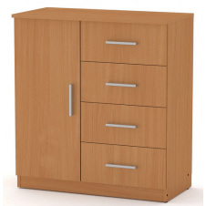 Комод 4+1А Компаніт дсп бук