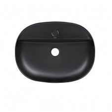Раковина-чаша Qtap Scorpio 505х385х120 черная матовая (QT142202MBMBN)