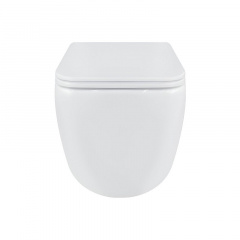 Унитаз подвесной Qtap Gemini безободковый с сиденьем Soft-close белый (QT2533076EUQW) Ивано-Франковск
