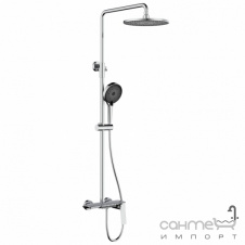 Душевая стойка с изливом Qtap Slavonice QTSLA111CRM45904 хром