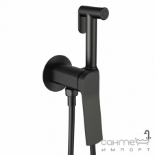Гигиенический душ скрытого монтажа Qtap Slavonice QTSLA262BLM45917 матовый черный