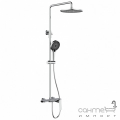 Душевая стойка с изливом Qtap Slavonice QTSLA111CRM45904 хром Полтава