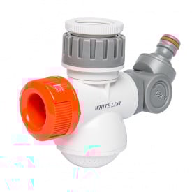 Багатофункціональний адаптер на кран MULTI SHOWER WHITE LINE Bradas