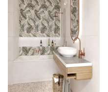 Плитка Golden Tile Oasis Concrete Tropics айвори OSА920 10х1200х600 мм