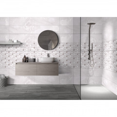 Плитка Ceramica Deseo Violeta Silver Decor 10х900х300 мм Новомиколаївка