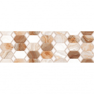 Плитка Ceramica Deseo Arabesque Beige Decor 10х900х300 мм