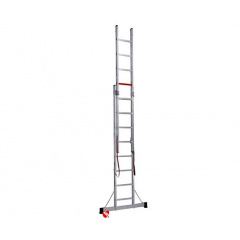 Двухсекционная алюминиевая лестница-стремянка Duomax Pro VIRASTAR DUOCOMBI от 2х6 до 2х14 ступеней Доманёвка